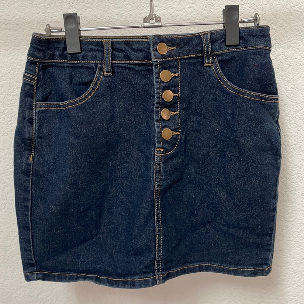 Forever 21 Jean Mini Skirt